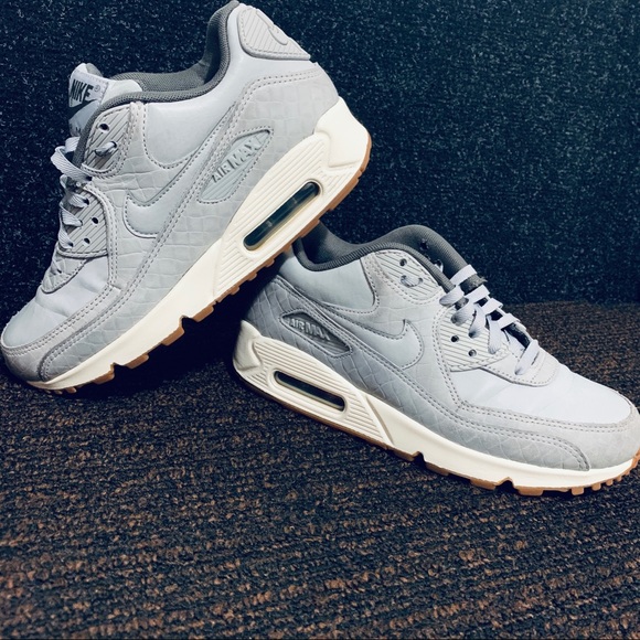 (SOLD-eb) Nike Air Max 90 • Premium Wolf Grey - Picture 5 of 11
